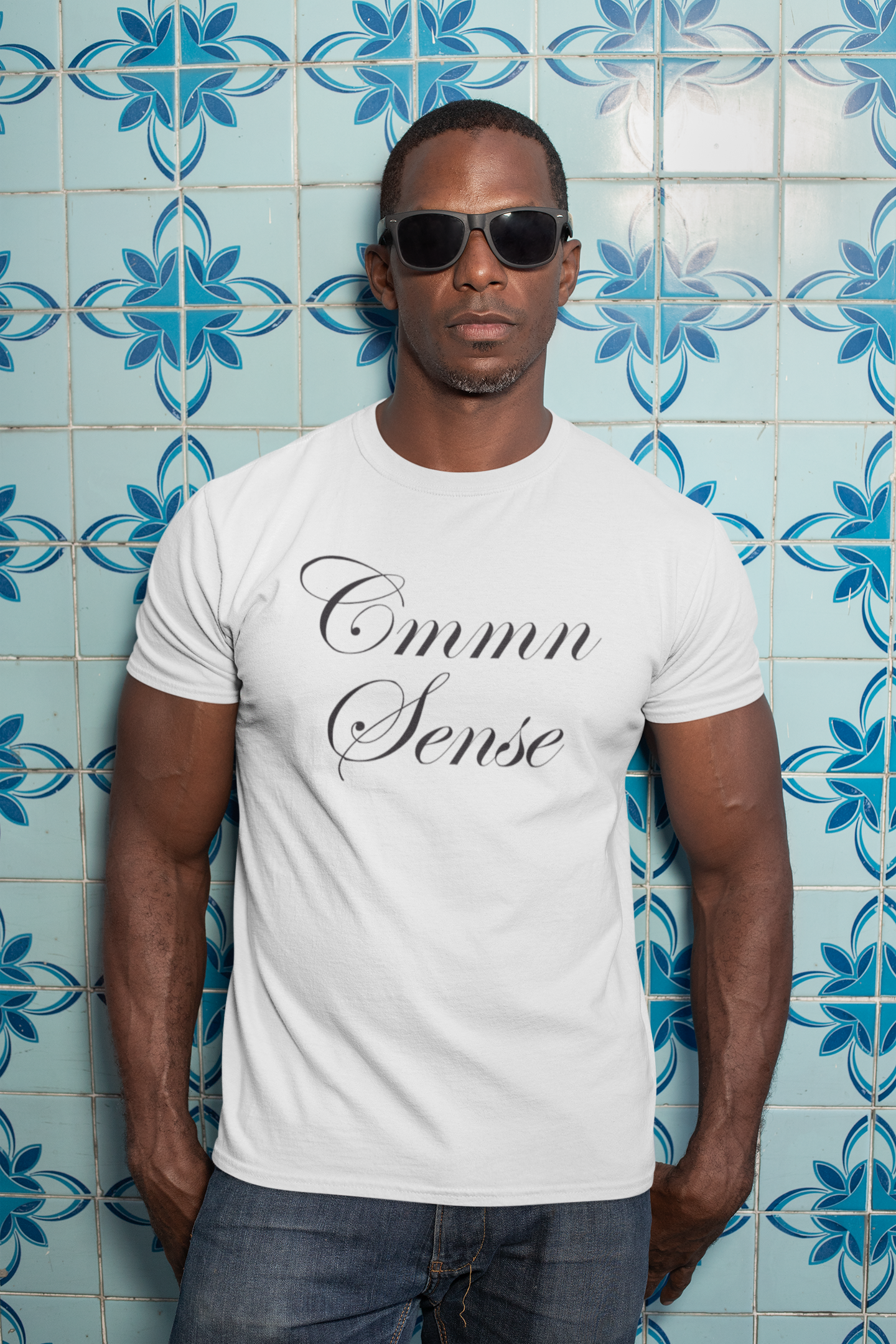 CMMN Sense Men's - Script Tee