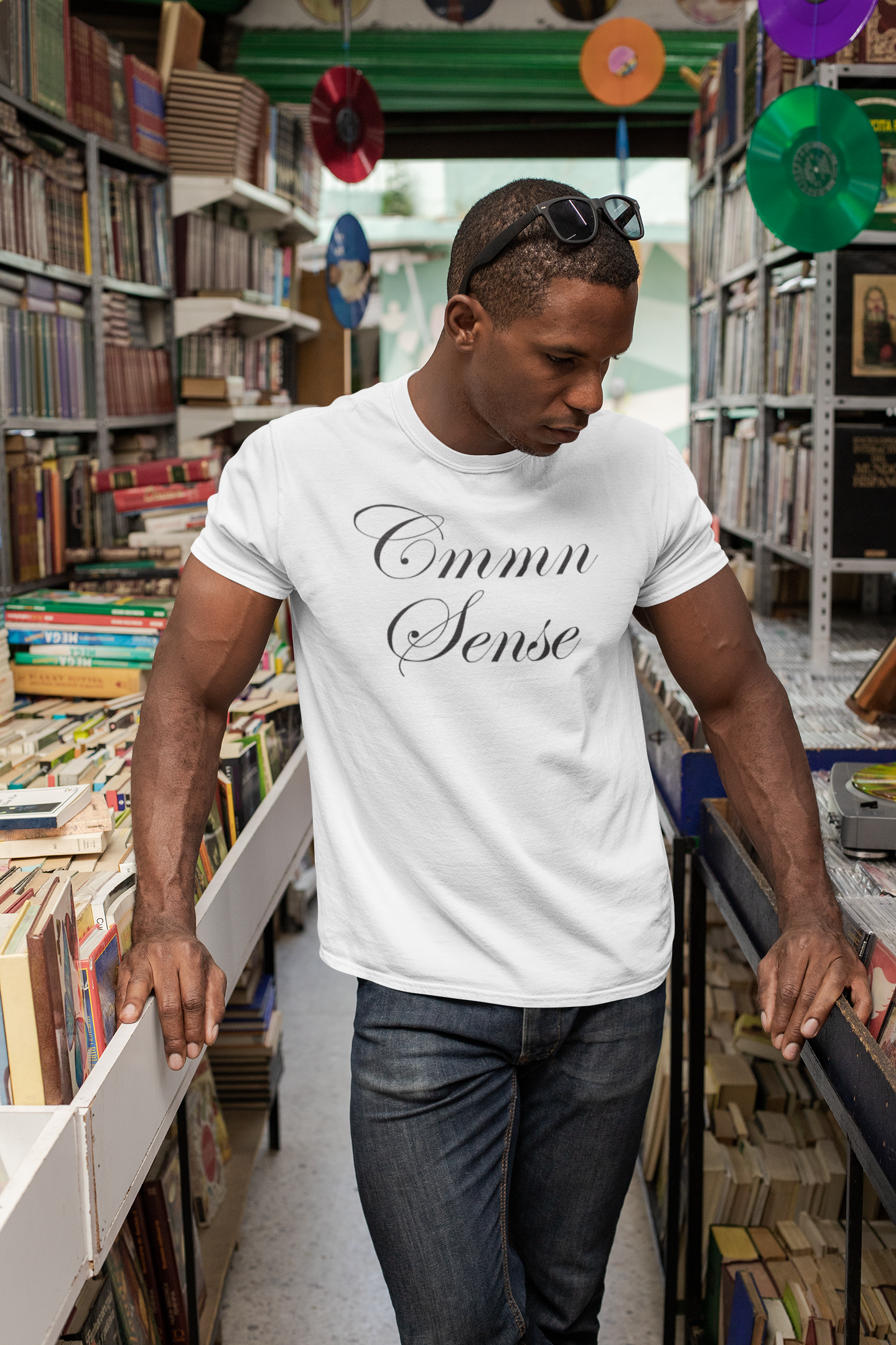 CMMN Sense Men's - Script Tee